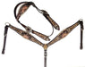 Showman Beaded Cheetah Headstall & Breast Collar -   