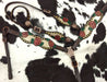 Showman Hand Painted Rose Tack Set -   