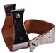 Showman Stainless Steel Covered Wood Stirrups -   