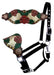 Showman Painted Rose Bronc Halter -   