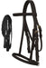 Showman English Bridle - Black  