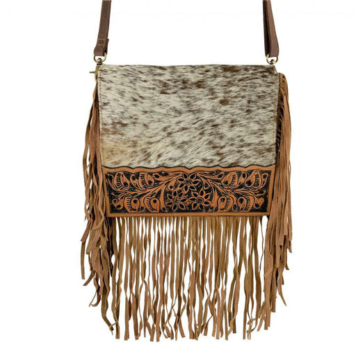 Showman Hair On Cowhide Crossbody Bag -   