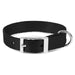 5/8"W Jeffers Nylon Dog Collar, 10"L - Black  