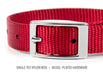 5/8"W Jeffers Nylon Dog Collar, 14" L - Red  