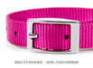 5/8"W Jeffers Nylon Dog Collar, 14" L - Hot Pink  