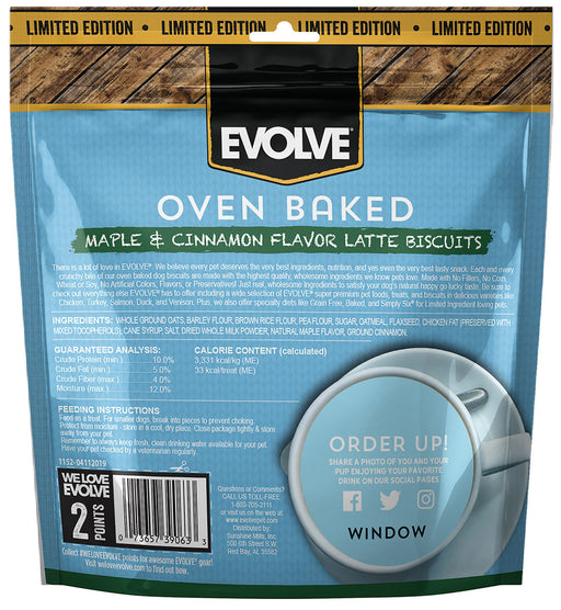 Evolve Limited Edition Maple & Cinnamon Flavor Latte Biscuits -   