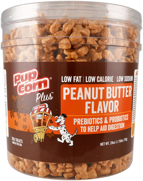 PupCorn, 28 oz tub - PupCorn Plus Peanut Butter  