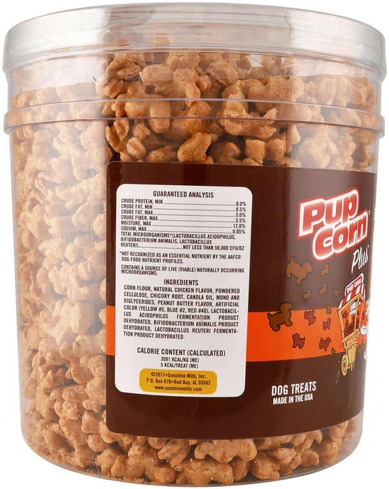 PupCorn, 28 oz tub - PupCorn Plus Peanut Butter  