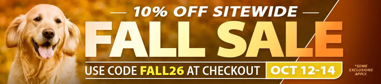 Fall Sale - Save 10% off with code:FALL26 - Some exclusions apply