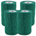 3M Vetrap Bandage, 4" - Hunter Green 4 Pack 