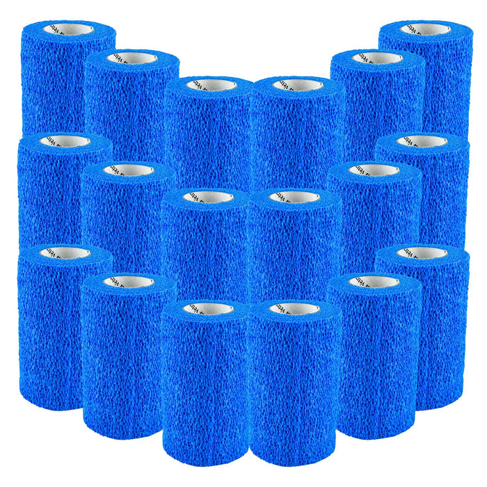 3M Vetrap Bandage, 4" - Blue 18 Pack 