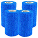 3M Vetrap Bandage, 4" - Blue 4 Pack 