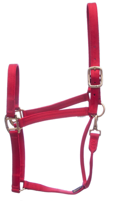 Triple E Nylon Draft Halter, Large (2000-2400 lb) - Red  