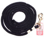 Triple E Mini Poly Horse Lead Rope w/ Bolt Snap, 7" - Black  