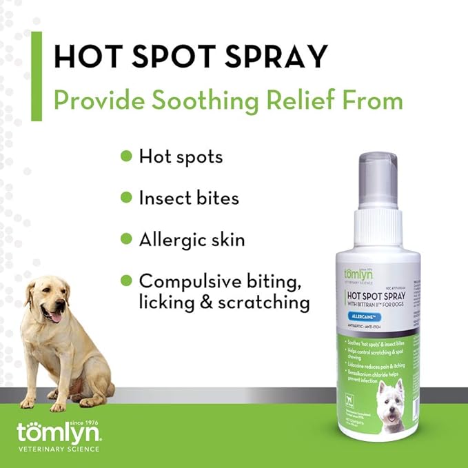 Hot Spot Spray (Allercaine) with Bittran - 4 oz Allercaine Spray  