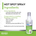 Hot Spot Spray (Allercaine) with Bittran - 4 oz Allercaine Spray  