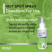 Hot Spot Spray (Allercaine) with Bittran - 4 oz Allercaine Spray  