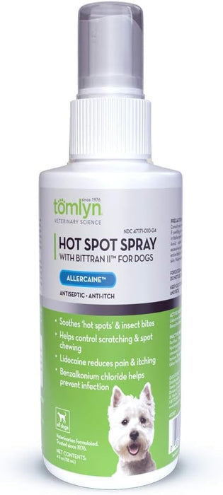 Hot Spot Spray (Allercaine) with Bittran - 4 oz Allercaine Spray  