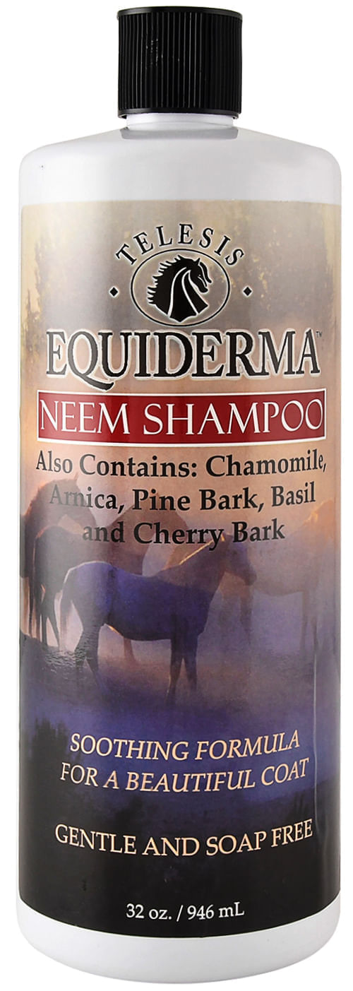 Equiderma NEEM Organic Shampoo, 32 oz -   