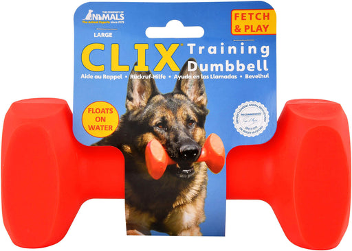 CLIX Training Dumbbells, Red - Large CLIX Training Dumbbell, 7.5"  