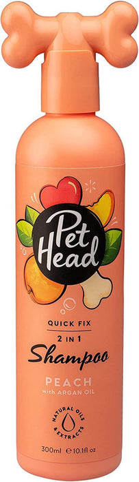 Pet Head Quick Fix 2in1 Shampoo 16oz - N 16oz Peach