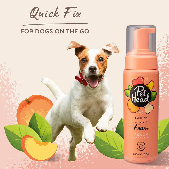 Pet Head Quick Fix Foam, 6.7oz - N 6.7oz Peach