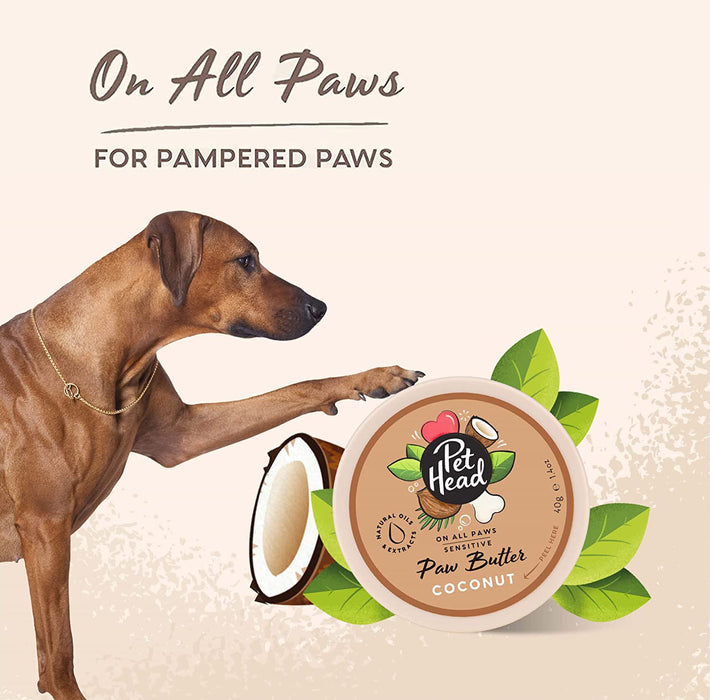 Pet Head On All Paws Oatmeal Paw Butter 1.4oz - 1.4oz Oatmeal 