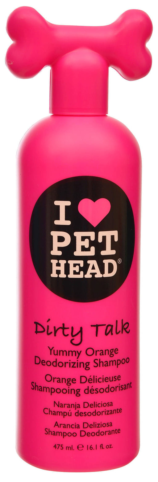 Pet Head Dirty Talk Deodorizing Shampoo, Yummy Orange - 16.1 oz Dirty Talk Shampoo, Orange  