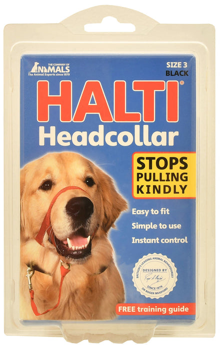 Halti Original Headcollar, Black - Size 3 Halti Original Headcollar, Black  