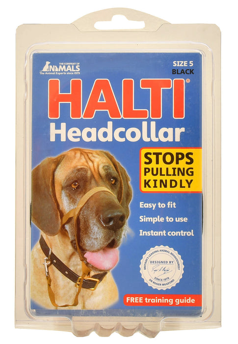 Halti Original Headcollar, Black - Size 5 Halti Original Headcollar, Black  