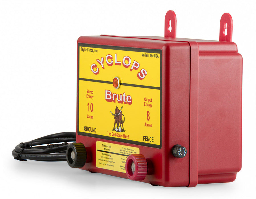 Cyclops Brute 8 Joule AC Fence Charger -   