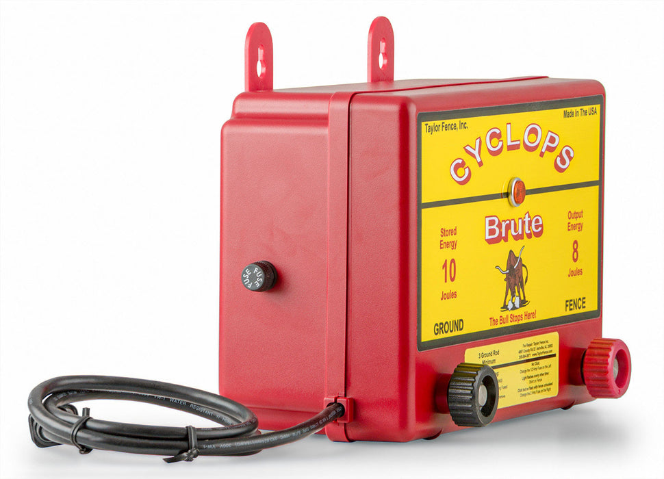 Cyclops Brute 8 Joule AC Fence Charger -   