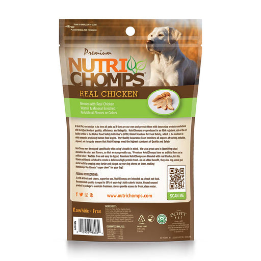 NutriChomps 8ct Chicken Flavored Mini Knot - 5.10 oz Chicken 