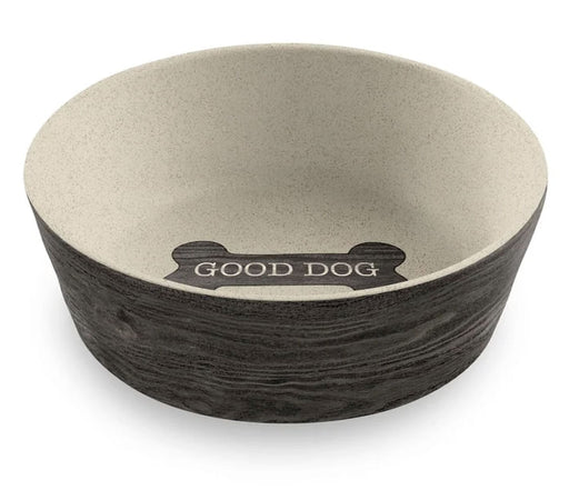 Blackened Wood Bone Bowl - Blackened Wood Bone Bowl, Lg, 5 Cup, Brn  