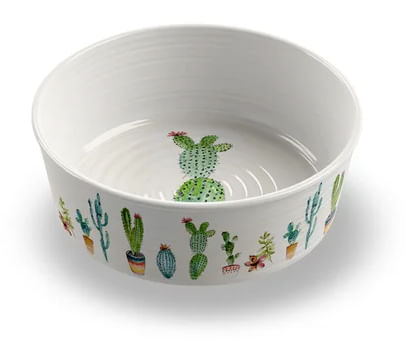 Cactus Pet Bowl - Cactus Pet Bowl, Md, 4 Cup  