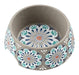 Carmel Medallion Pet Bowl - Gray  