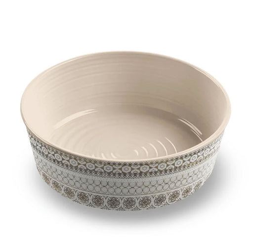 Moroccan Wood Single Wall Bowl -   