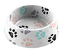 Retro Paw Print Bowl - Retro Paw Print Bowl, Lg, 6 Cup, Multi  