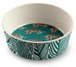 Safari Pet Bowl - Safari Pet Bowl, Grn/Tiger, Sm, 1 Cup  