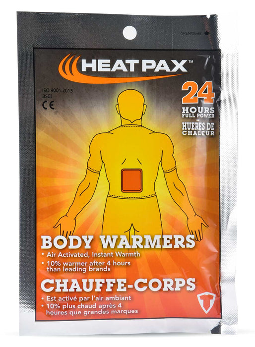 HeatPax Air-Activated 24-Hour Body Warmer -   