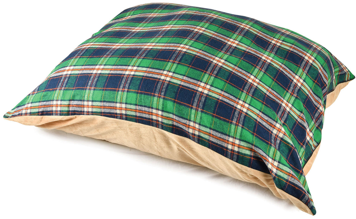 Flannel Dog Bed with Zipper -   