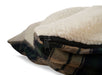 Flannel Sherpa Bed, Green Plaid -   