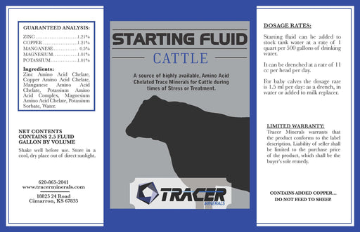 Tracer Starting Fluid - Tracer Starting Fluid, 2.5 gal  