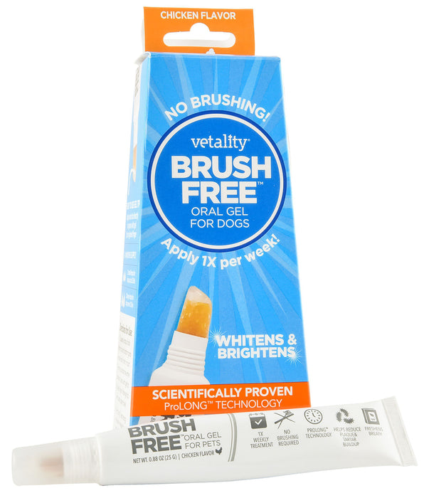 Vetality Brush Free Oral Gel for Dogs -   