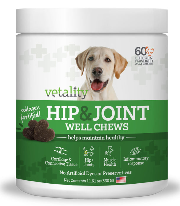 Triple Action Hip + Joint Soft Chews for Dogs, 60 ct -   