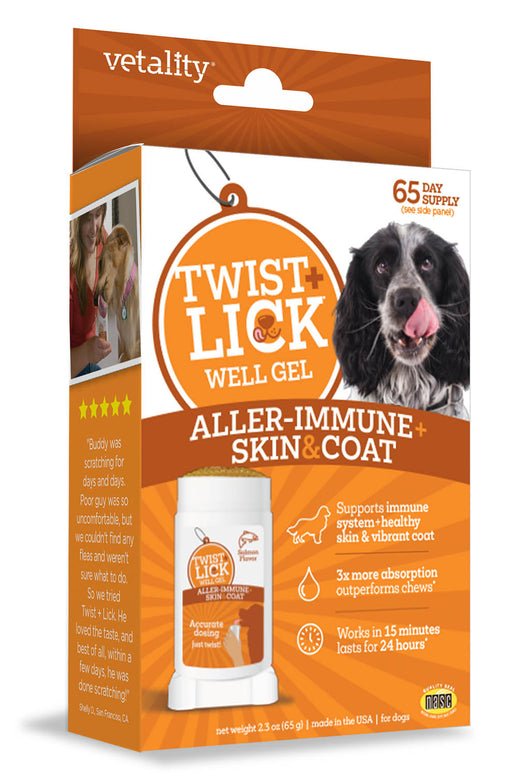 Twist & Lick Aller-Immune and Skin & Coat Supplement -   