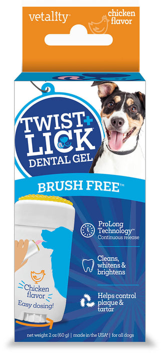 Twist & Lick Oral Gel for Dogs, Chicken - Chicken Chicken 