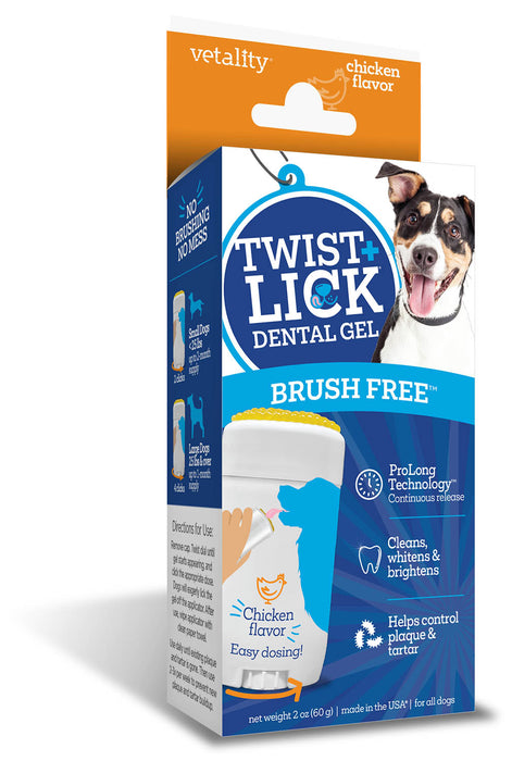 Twist & Lick Oral Gel for Dogs, Chicken - Chicken Chicken 