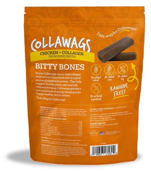 Collawags Bitty Bones, Chicken Flavor - Chicken Chicken 