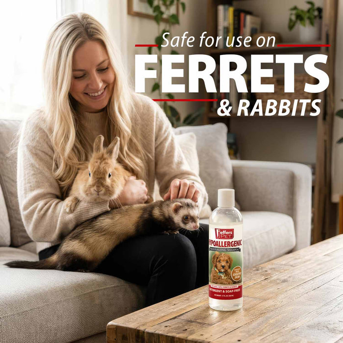 Jeffers Hypoallergenic Moisturizing Pet Shampoo for Sensitive Skin